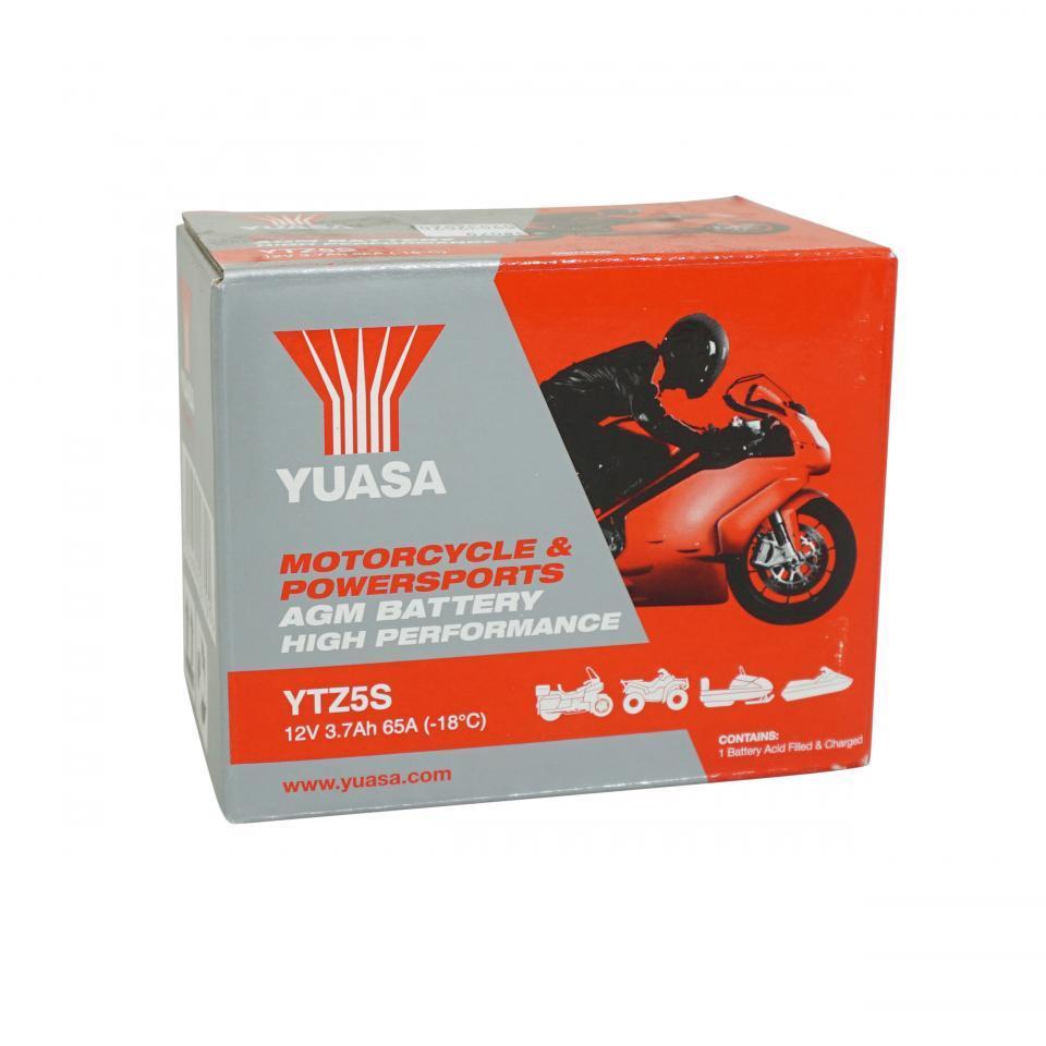 Batterie Yuasa pour Moto KTM 450 Exc Racing 4T 2004 YTZ5-S / 12V 3.7Ah Neuf