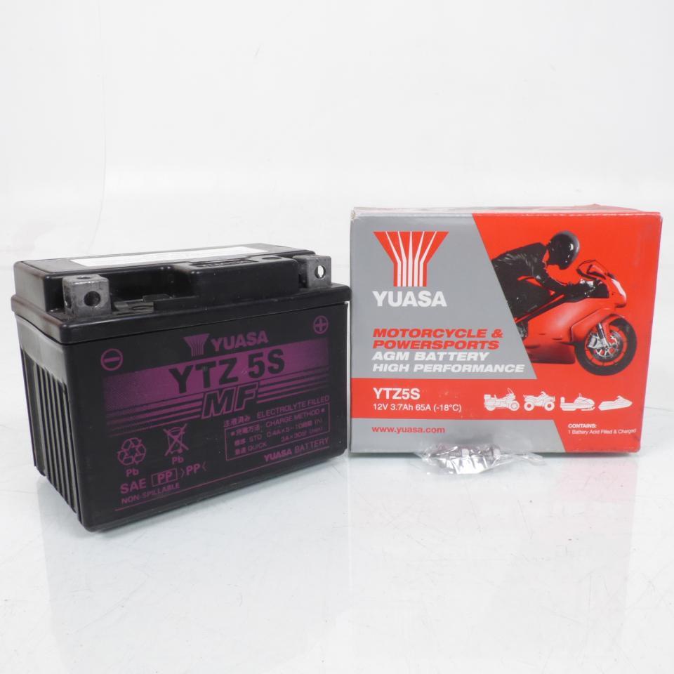 Batterie Yuasa pour Moto KTM 450 Exc Racing 4T 2004 YTZ5-S / 12V 3.7Ah Neuf