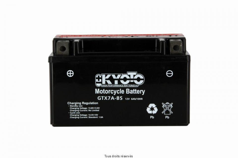 Batterie Kyoto pour Scooter Daelim 125 Ns Otello Dlx 2003 à 2007 YTX7A-BS / 12V 6Ah Neuf