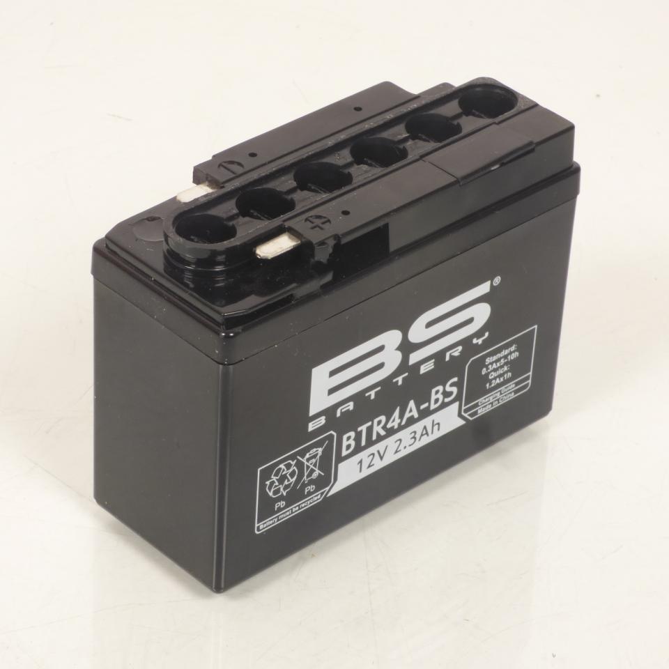 Batterie BS Battery pour Scooter Honda 50 Sh Scoopy 1996 à 2000 YTR4A-BS / 12V 2.3Ah Neuf