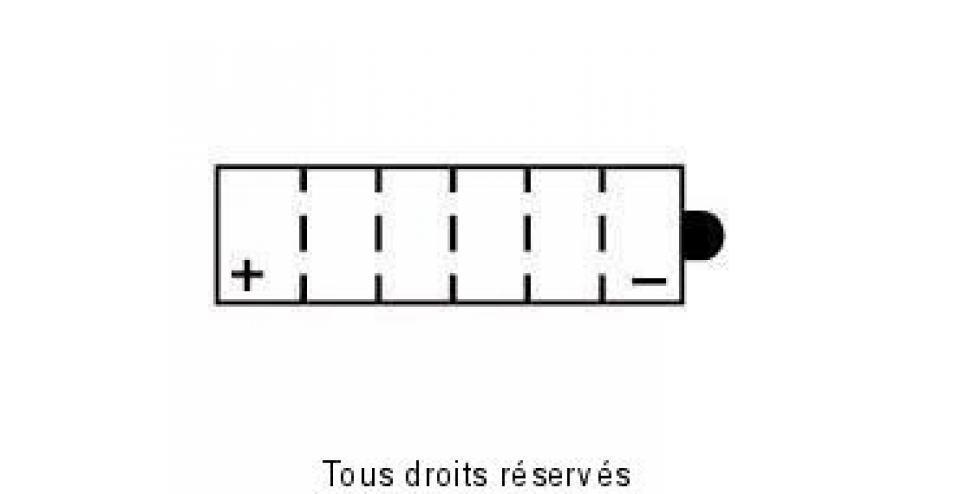 Batterie Yuasa pour Scooter Derbi 125 Boulevard 2002 à 2020 Neuf en destockage