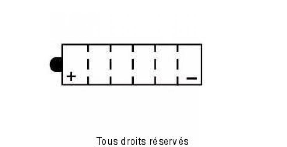 Batterie BS Battery pour Quad Kawasaki 220 KLF Bayou 1988 à 2001 YB10A-A2 12V Neuf
