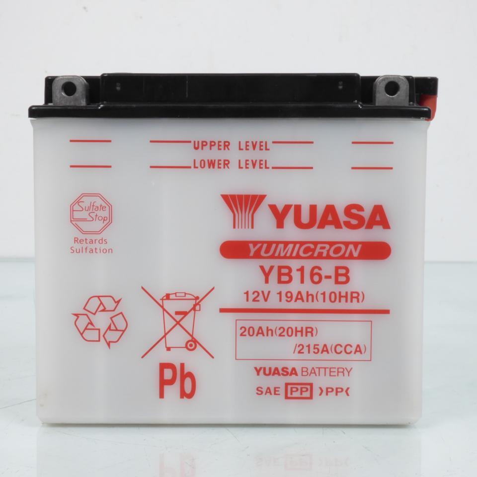 Batterie Yuasa pour Moto Harley Davidson 1340 FXEF 1979 à 1981 YB16-B / 12V 19Ah Neuf