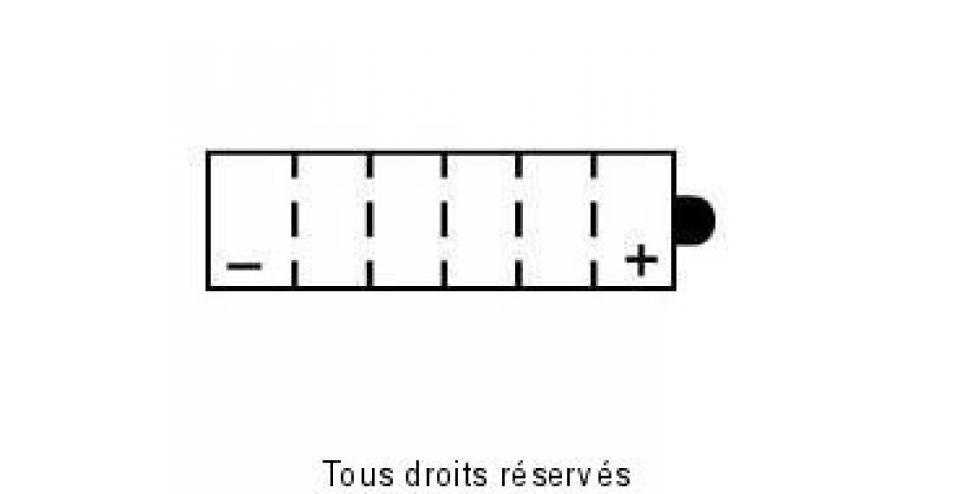 Batterie BS Battery pour Moto Yamaha 250 RD 1980 à 1982 Neuf