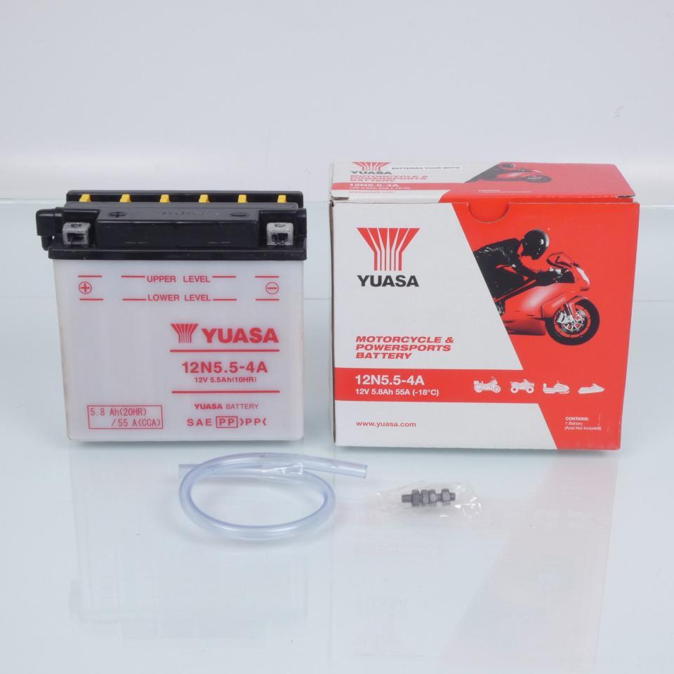 Batterie Yuasa pour Moto Yamaha 125 MT-125 ABS Après 2015 12N5.5-4A / 12V 5.8Ah Neuf