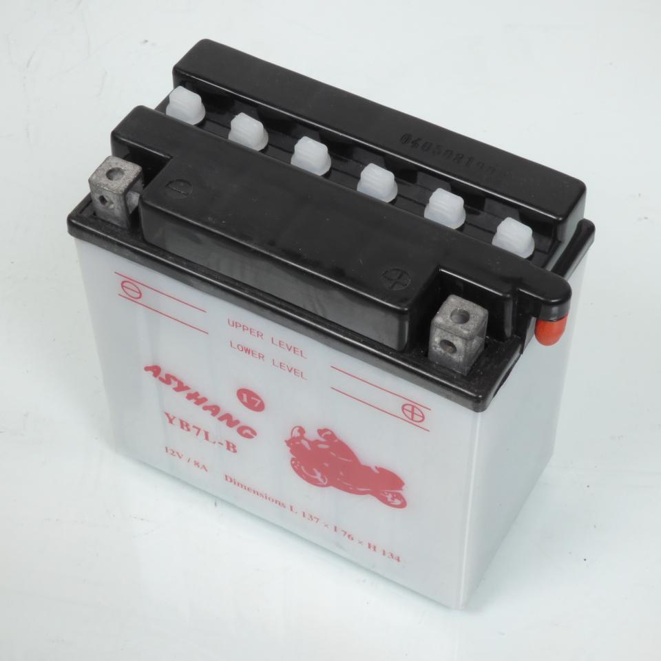 Batterie AsyHang pour scooter Yamaha 125 Majesty 1998 à 2004 YB7L-B2 / 12V 8Ah Neuf