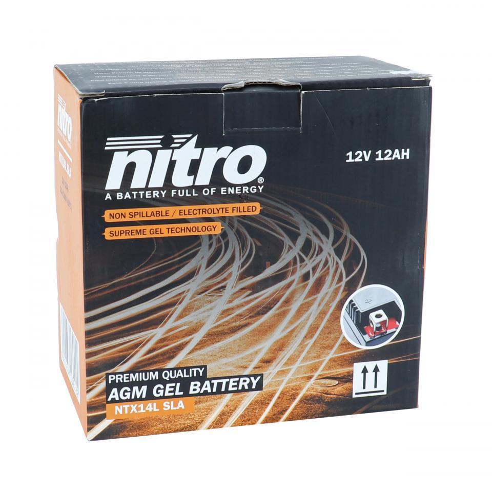 Batterie Nitro pour Moto Kawasaki 1400 Zz-R Après 2006 Neuf