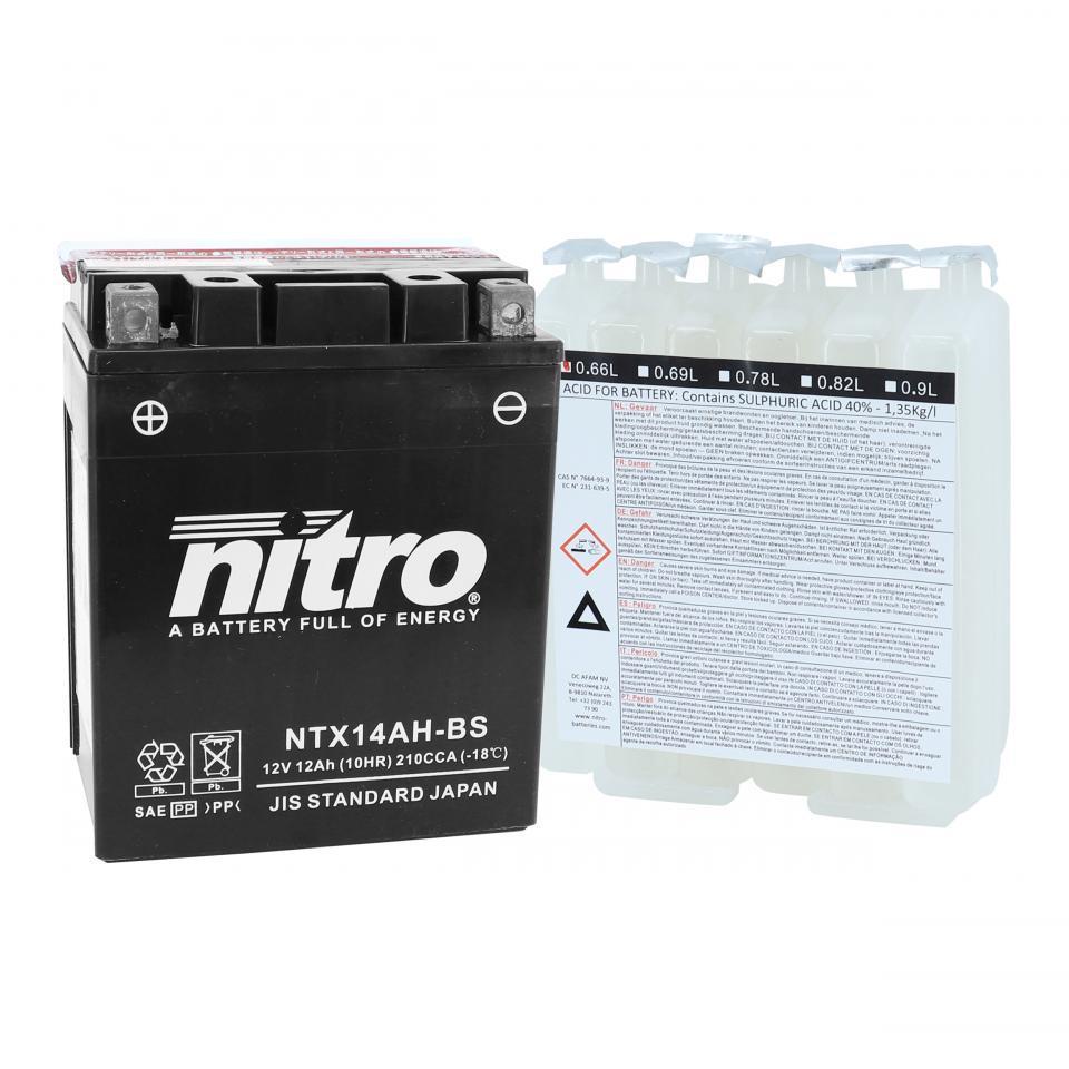 Batterie Nitro pour Deux Roues Honda 1 1984 à 1987 Neuf