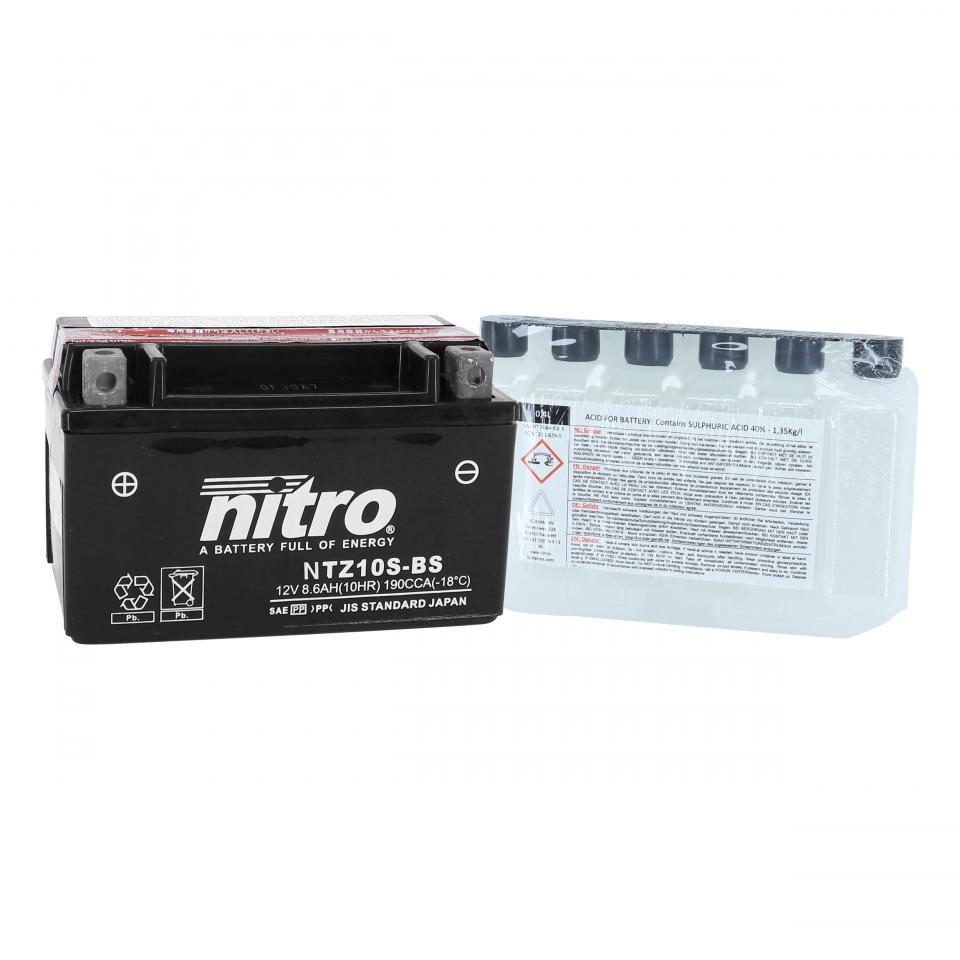 Batterie Nitro pour Moto Honda 400 Cbr R Après 2013 Neuf