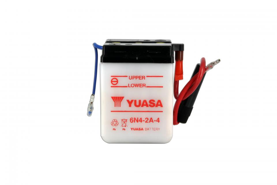 Batterie Yuasa pour Moto Honda 400 XLS 1981 6N4-2A-4 / 6V 4Ah Neuf en destockage