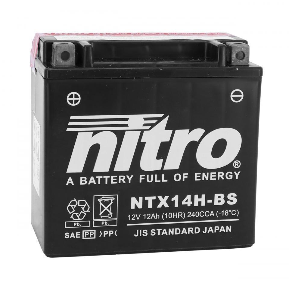 Batterie Nitro pour Moto Kawasaki 1400 Zz-R Après 2006 Neuf