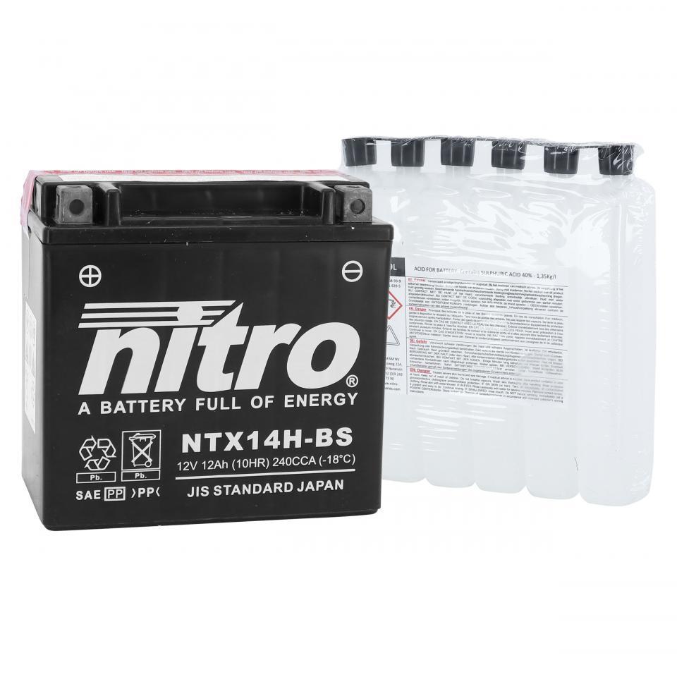 Batterie Nitro pour Scooter Gilera 500 Nexus Après 2003 Neuf