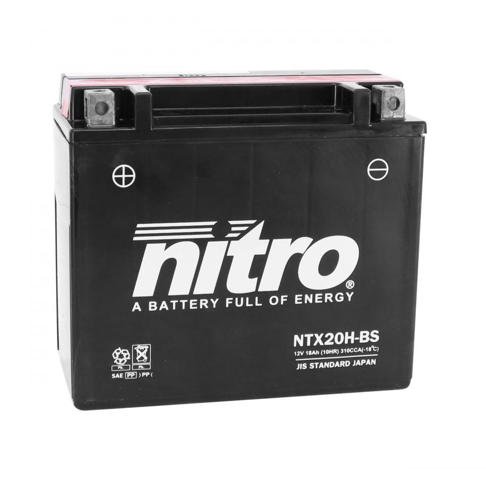 Batterie Nitro pour Moto Honda 1100 Vt C Shadow 1983 à 1986 Neuf