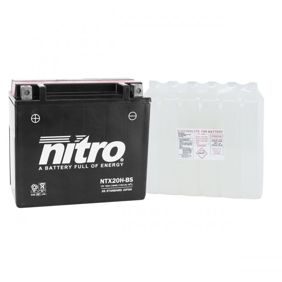 Batterie Nitro pour Moto Honda 1100 Vt C Shadow 1983 à 1986 Neuf