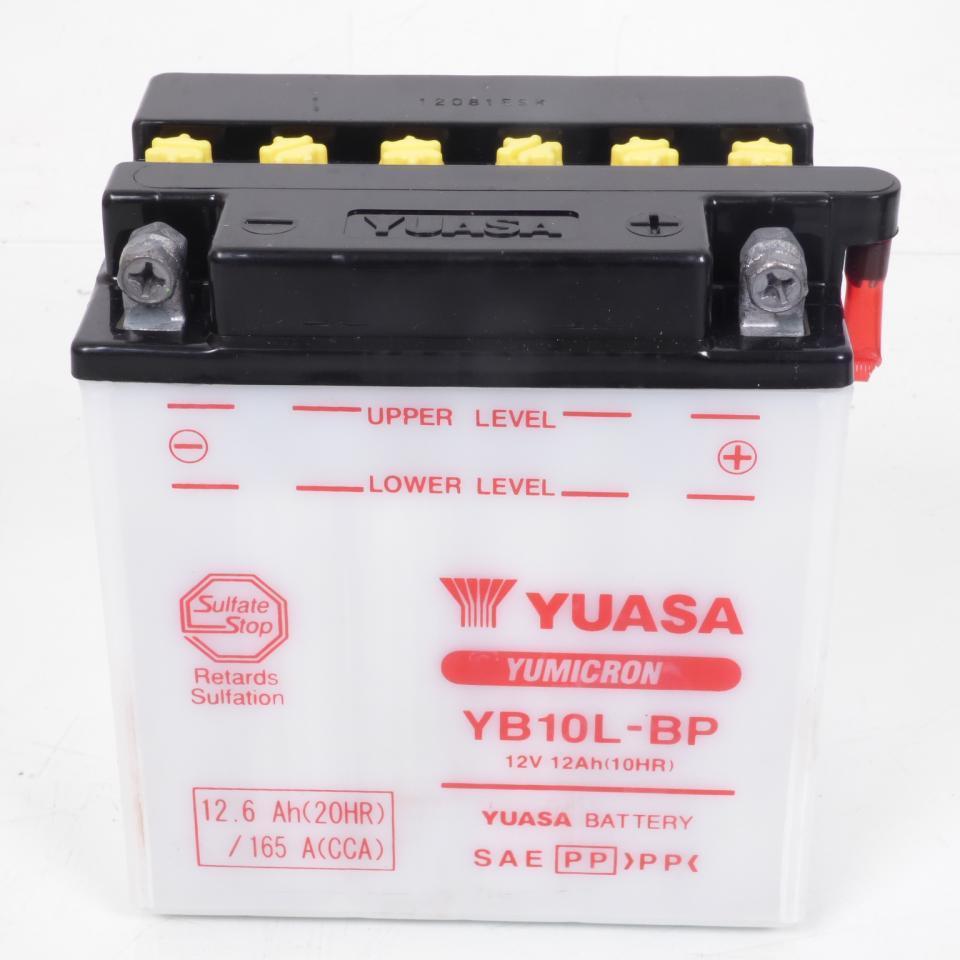 Batterie Yuasa pour Scooter Piaggio 500 Beverly 2003 à 2005 YB10L-BP / 12V 11Ah Neuf