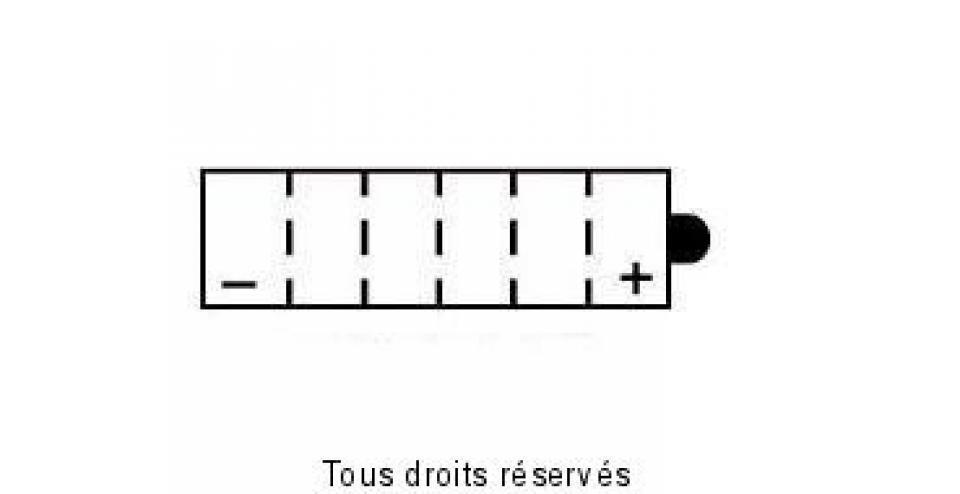 Batterie Yuasa pour Scooter Piaggio 125 Vespa Gt Grimeca 2003 à 2007 YB10L-BP / 12V 11Ah Neuf