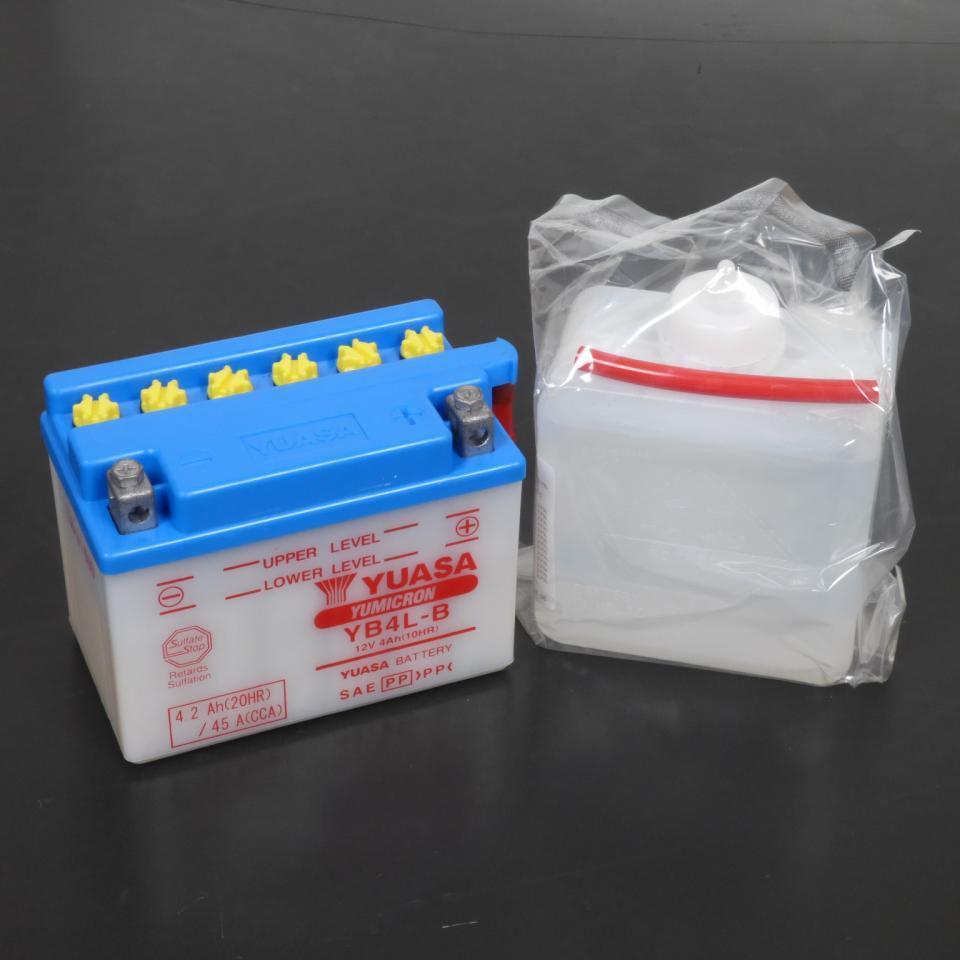 Batterie Yuasa pour Moto Fantic 50 Koala 1993 à 1996 YB4L-B / 12V 4Ah Neuf