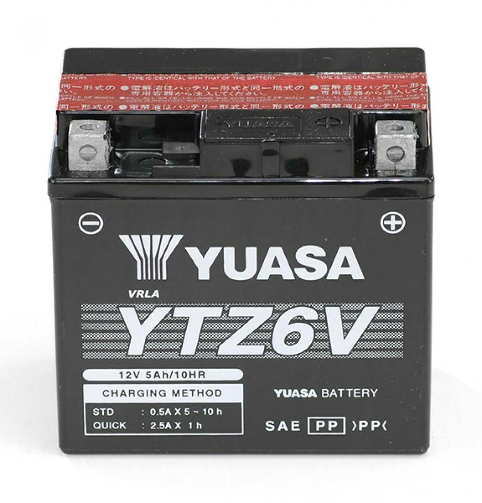 Batterie Yuasa pour Moto Yamaha 125 LTS C-D Elight 2017 à 2022 Neuf