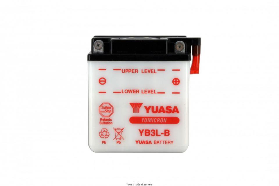 Batterie Yuasa pour Moto Yamaha 350 XT 1985 à 1995 YB3L-B / 12V 3Ah Neuf