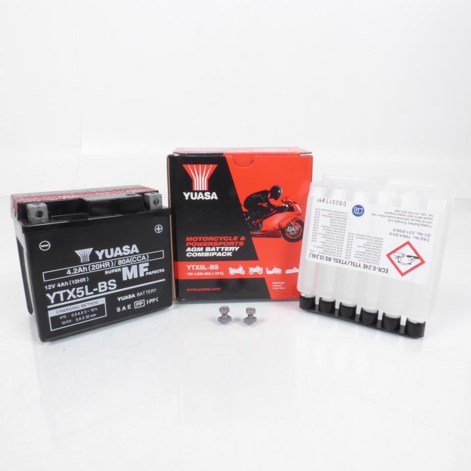 Batterie Yuasa pour Scooter Kymco 50 Agility 4T 2005 à 2020 Neuf