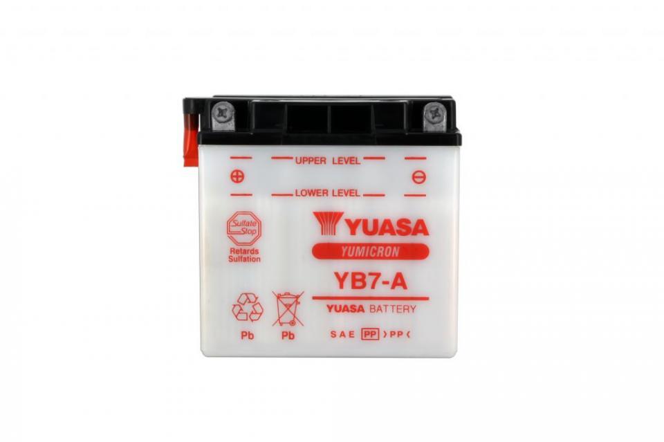 Batterie Yuasa pour Scooter Piaggio 125 Typhoon 1995 à 1998 YB7-A / 12V 8Ah Neuf