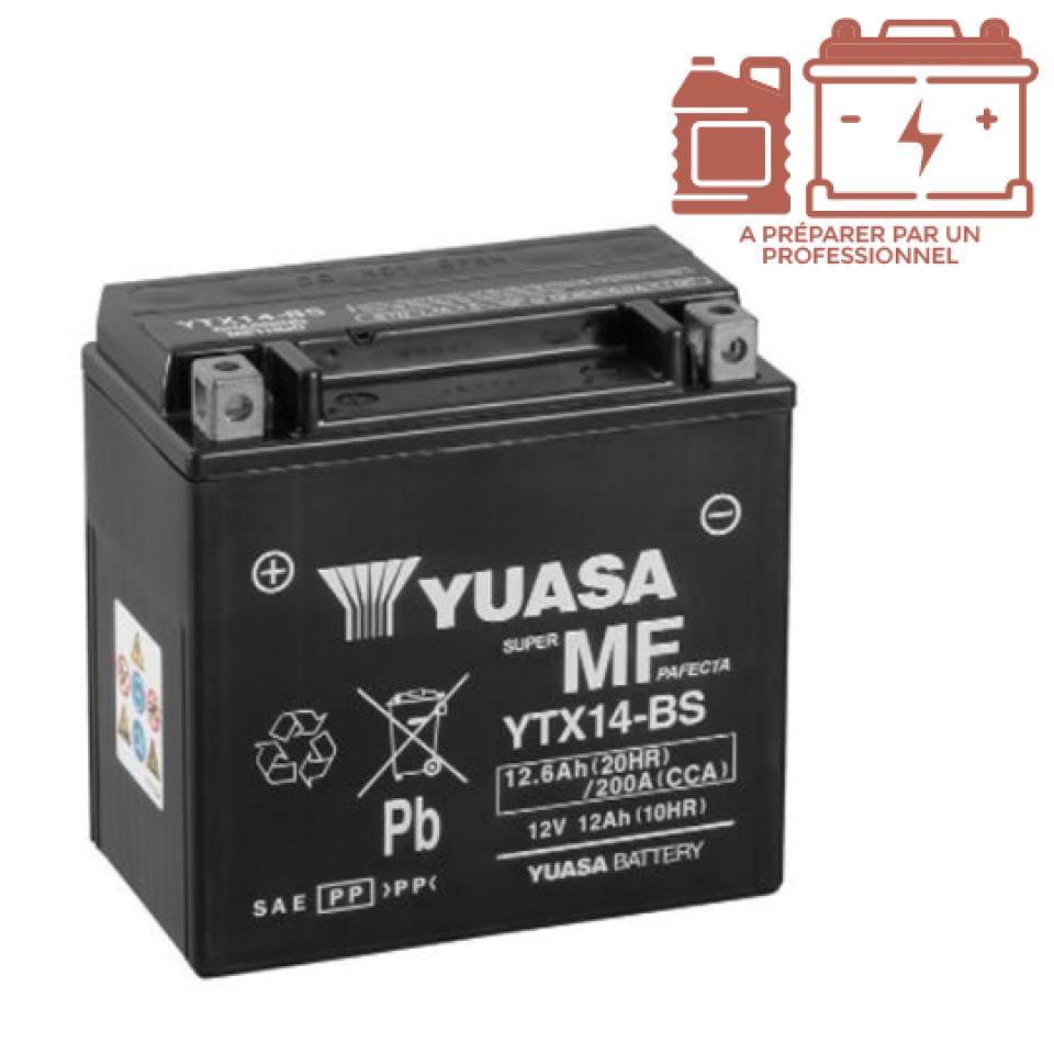 Batterie Yuasa pour Scooter Kymco 500 X-citing 2004 à 2008 YTX14-BS Neuf
