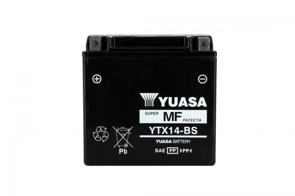 Batterie Yuasa pour Scooter Kymco 500 X-citing 2004 à 2008 YTX14-BS Neuf