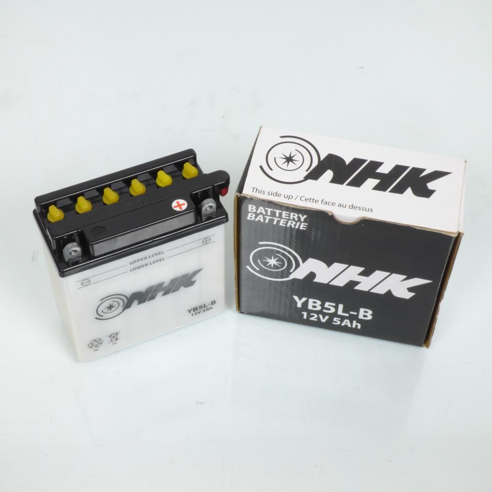 Batterie NHK pour Scooter Italjet 50 Bazouka Ii 1993 à 1996 YB5L-B / 12V 1.6Ah Neuf