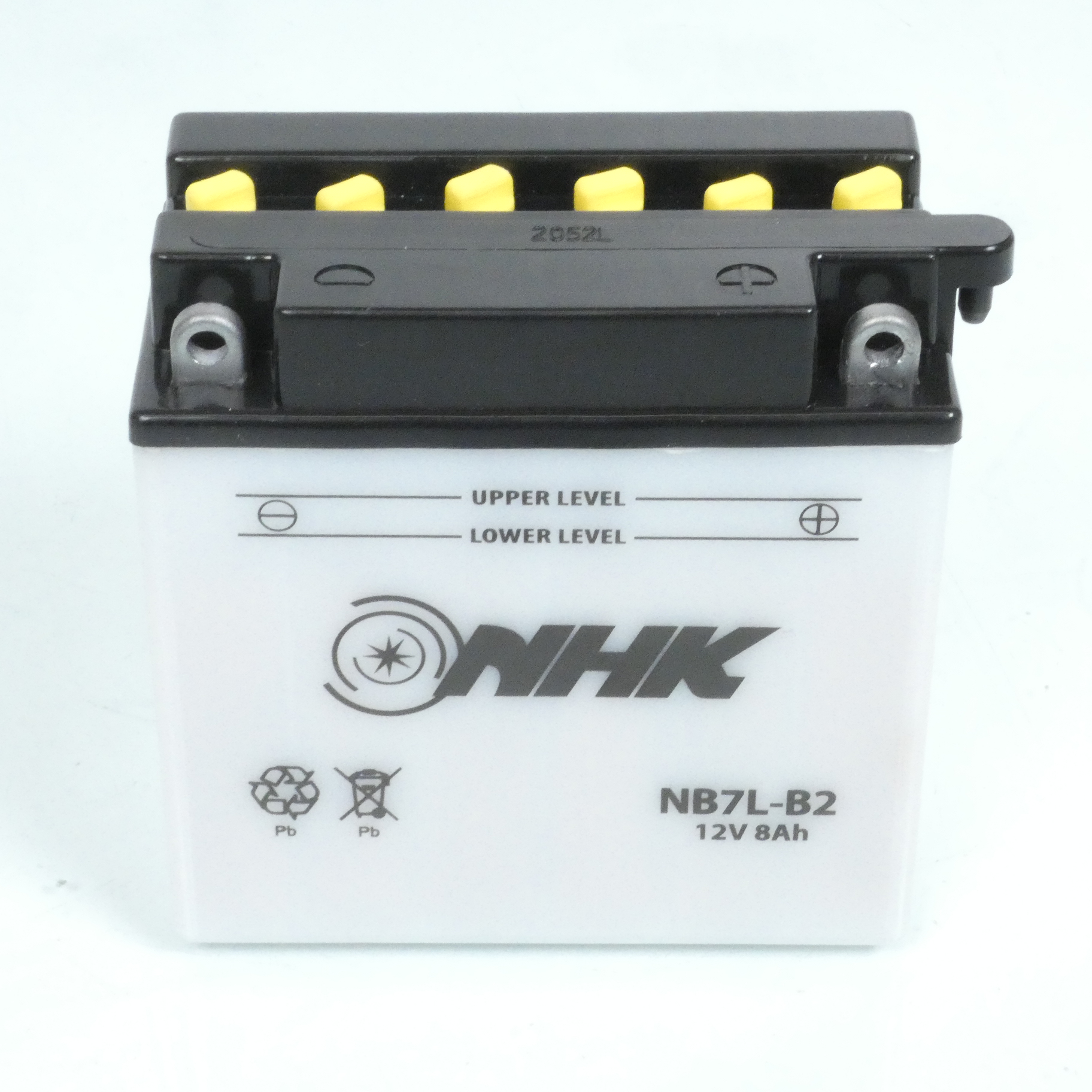 Batterie NHK pour Scooter Yamaha 125 Majesty 1998 à 2007 YB7L-B2 / 12V 8Ah Neuf