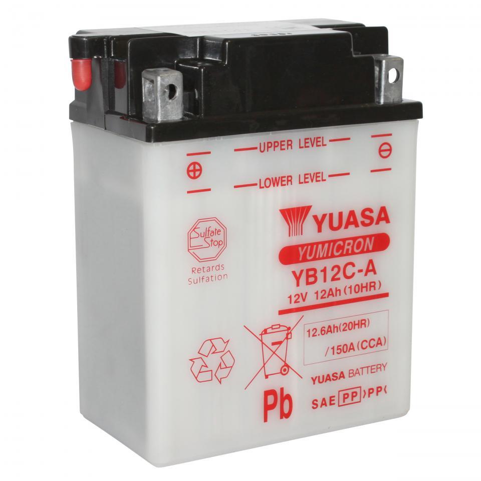 Batterie Yuasa pour Quad Yamaha 125 YFA Breeze 1989 à 2004 YB12C-A / 12V 12Ah Neuf