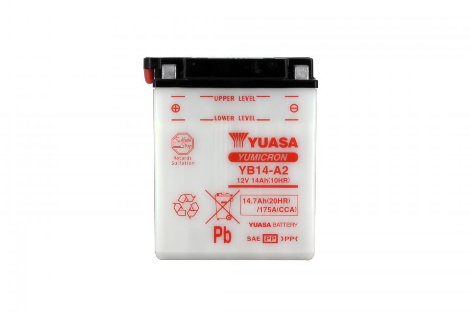 Batterie Yuasa pour Quad Kymco 400 Mxu Irs 2X4 2008 à 2013 YB14-A2 / 12V 14Ah Neuf