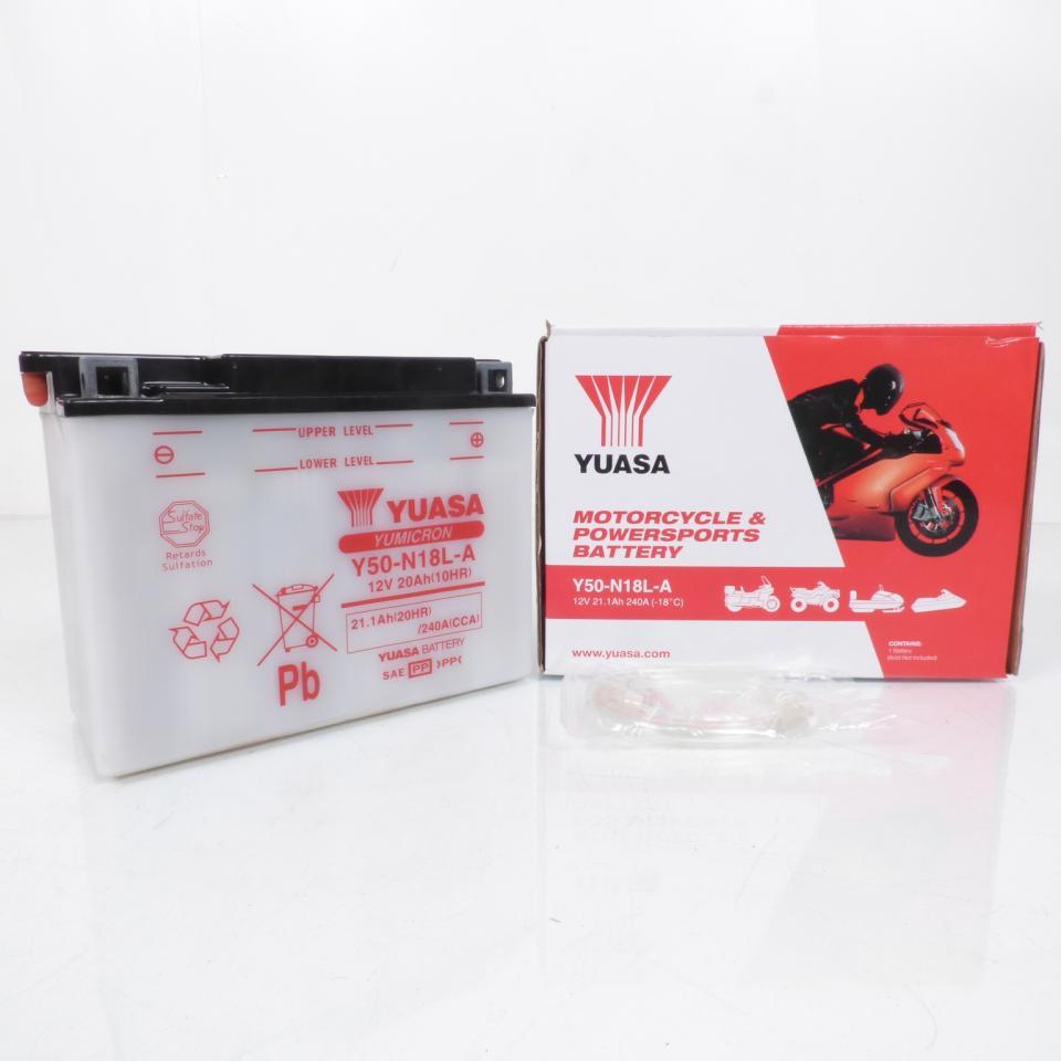 Batterie Yuasa pour Auto Yamaha 1986 à 1999 Y50-N18L-A / 12V 20Ah Neuf