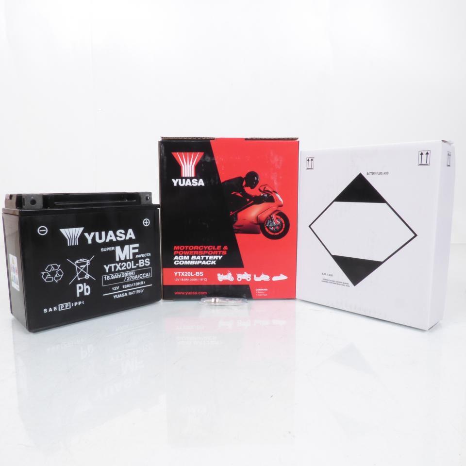 Batterie Yuasa pour Quad Bombardier 800 Outlander Efi 4X4 2006 YTX20L-BS / 12V 18Ah Neuf