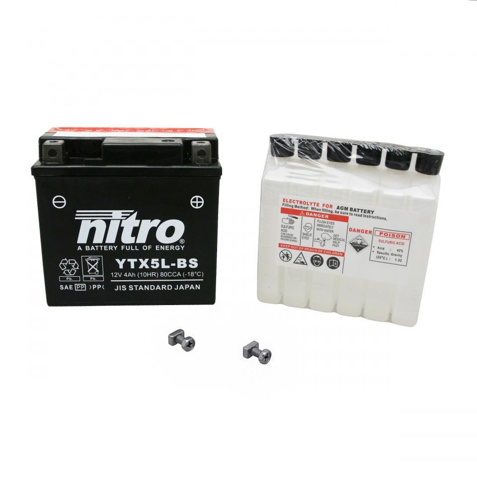 Batterie Nitro pour Moto Yamaha 125 TDR 1993 à 2020 Neuf