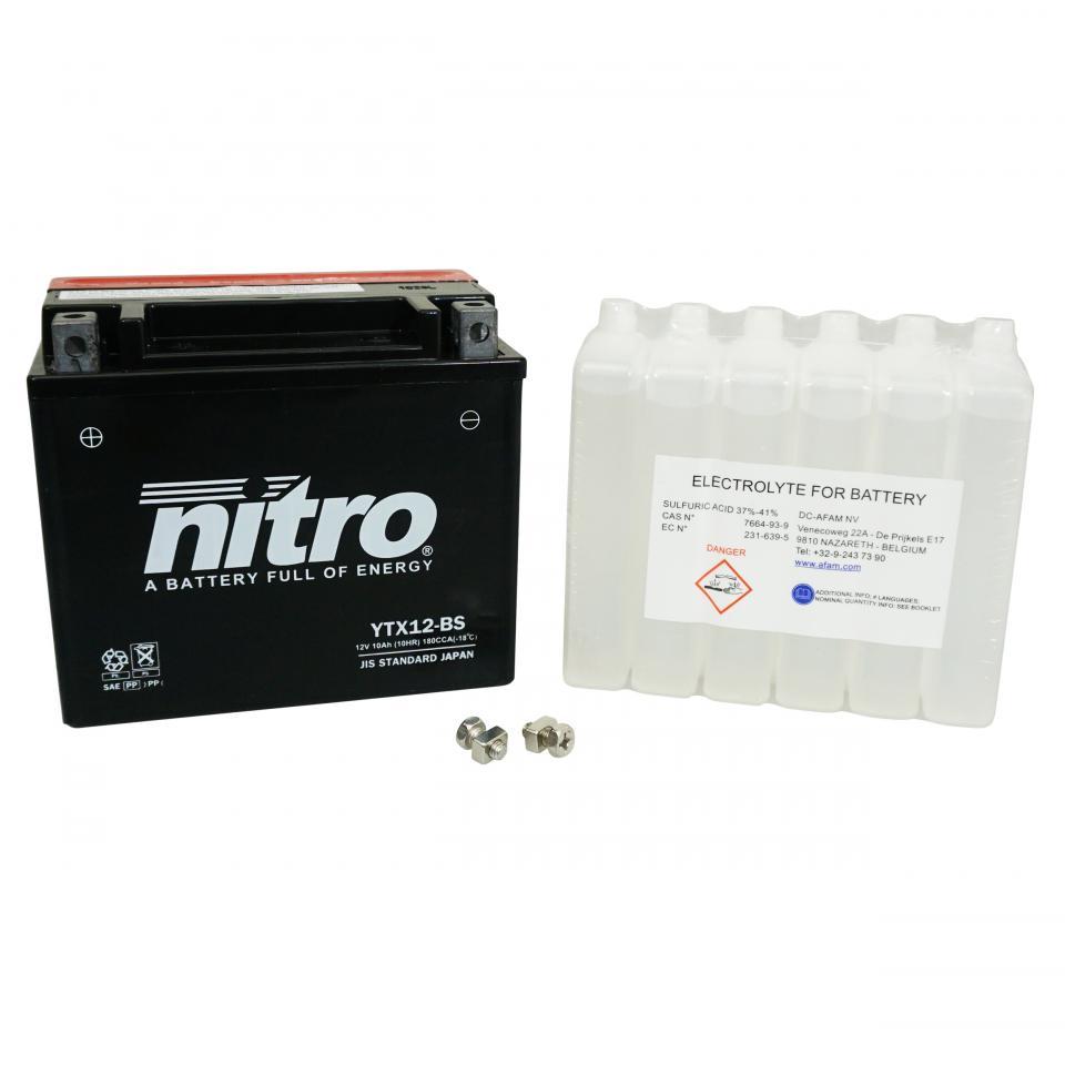 Batterie Nitro pour Scooter Honda 250 Foresight 1998 à 2000 Neuf