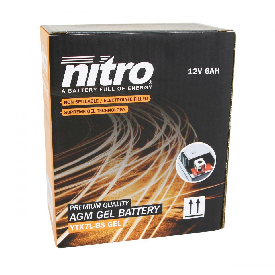 Batterie Nitro pour Moto Honda 125 CBF 2009 à 2013 Neuf