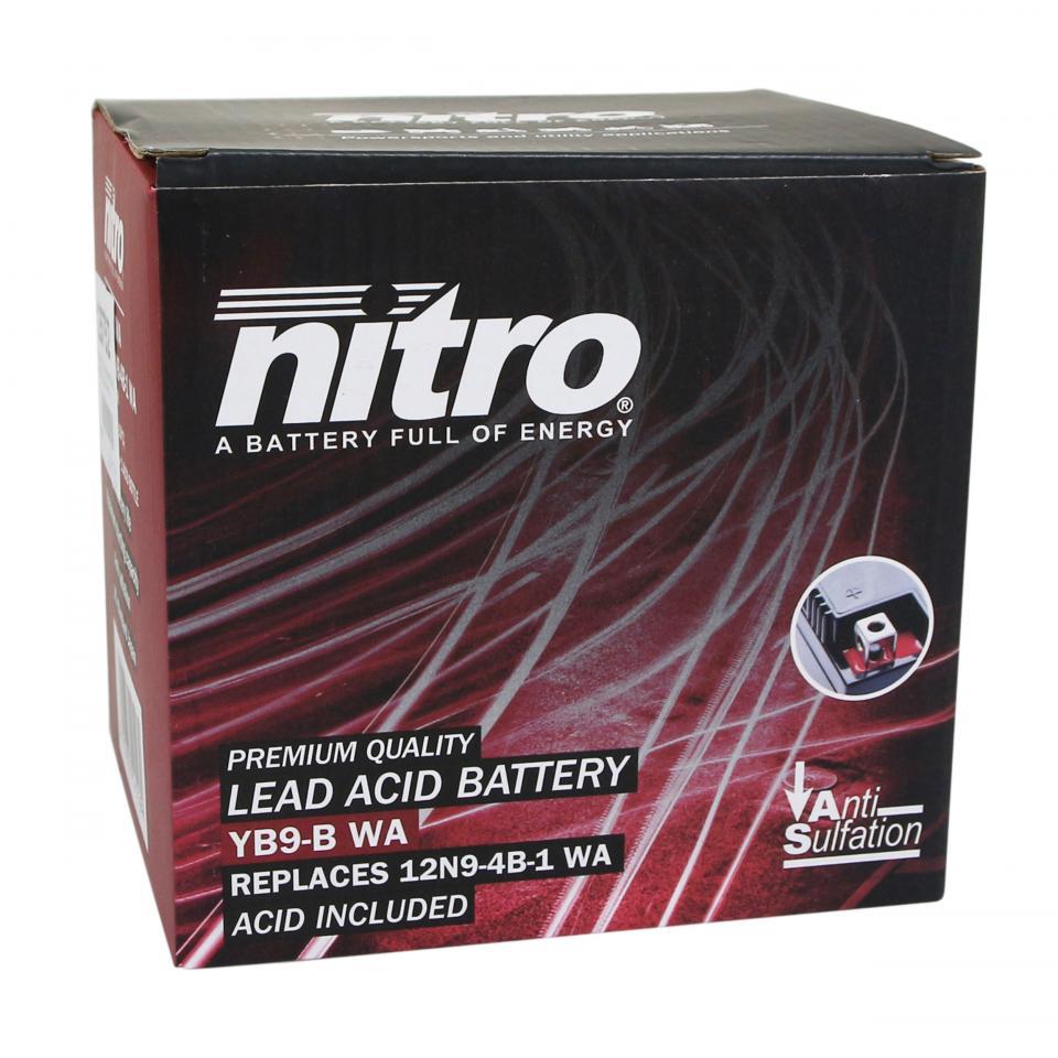 Batterie Nitro pour Scooter Piaggio 50 Zip 4T 2006 à 2020 Neuf