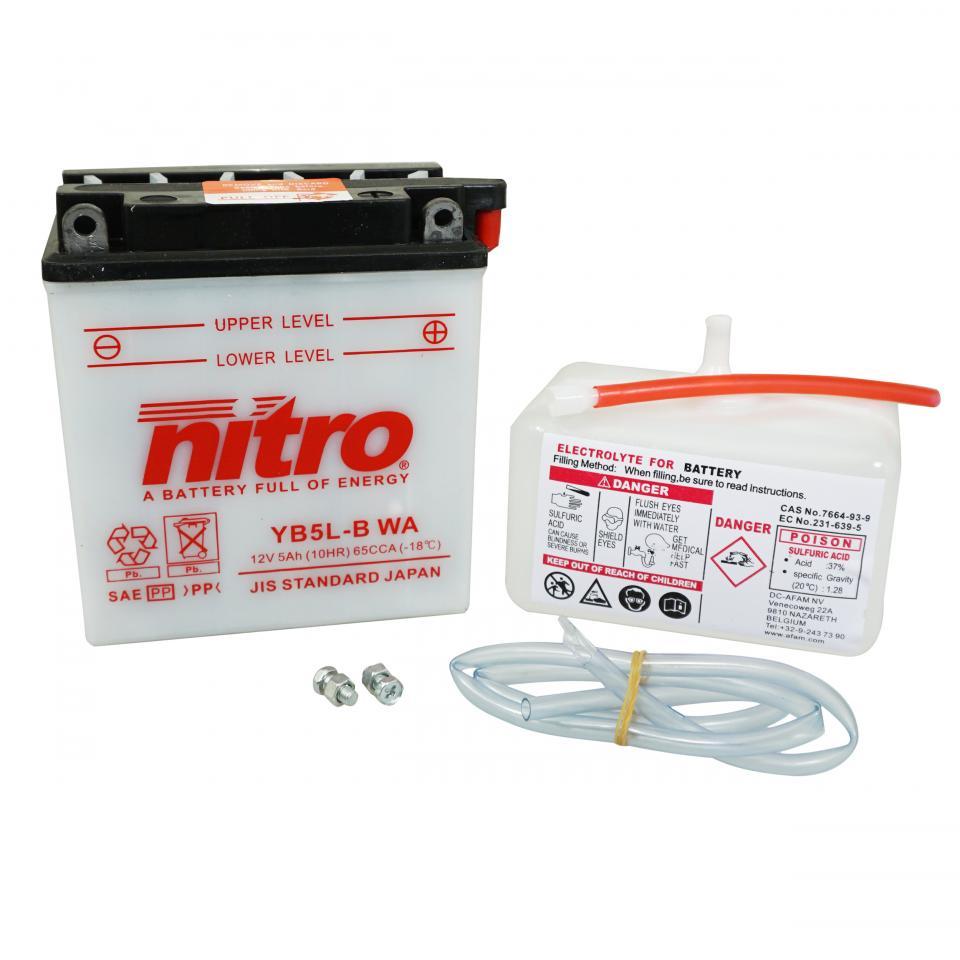 Batterie Nitro pour Scooter Peugeot 100 SV 1998 à 2020 Neuf