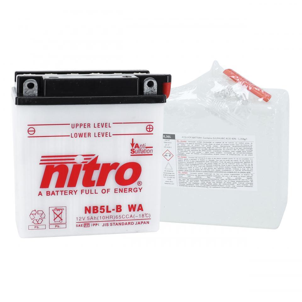 Batterie Nitro pour Scooter Peugeot 100 SV 1998 à 2020 Neuf