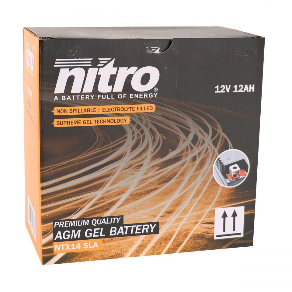 Batterie Nitro pour Moto Kawasaki 1200 Zx-12R 2000 à 2005 Neuf