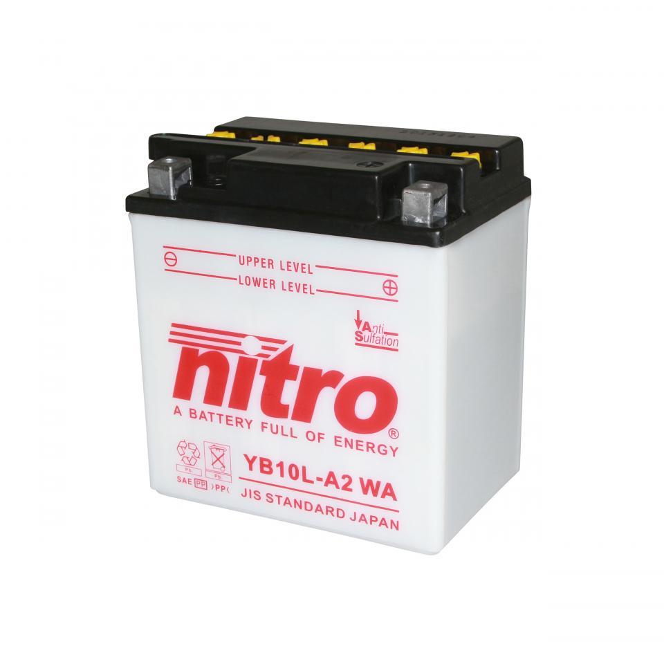 Batterie Nitro pour Moto Kawasaki 250 KZ 1980 à 1995 Neuf
