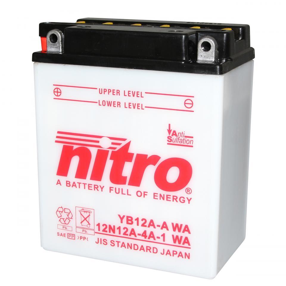 Batterie Nitro pour Moto Honda 500 Vt C Shadow 1983 à 1986 Neuf