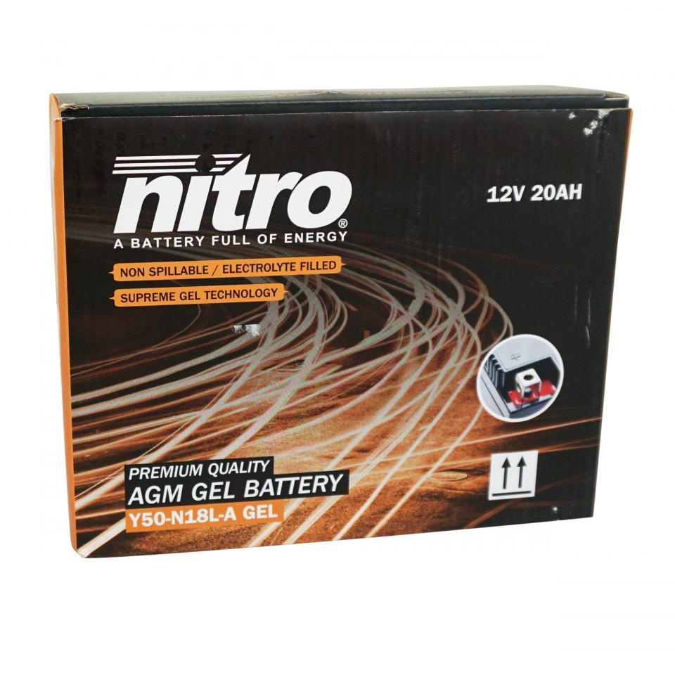 Batterie Nitro pour Moto Honda 1000 Goldwing 1975 à 1979 Neuf