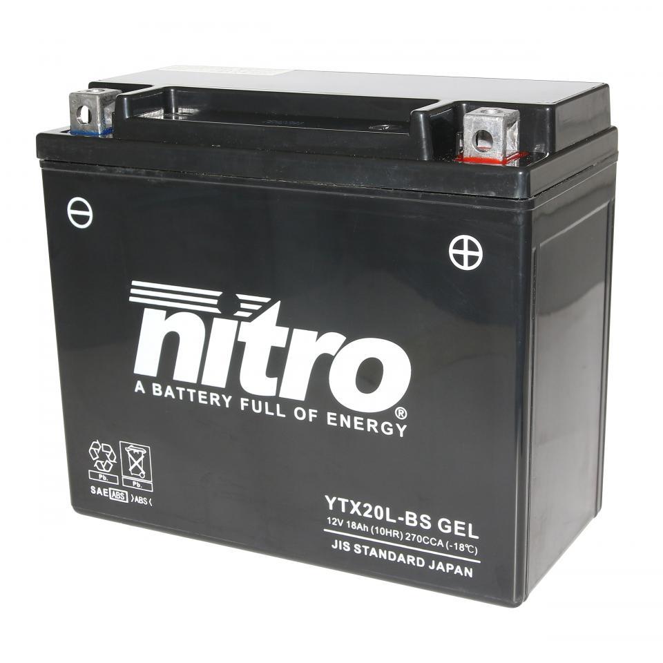 Batterie Nitro pour Moto Harley Davidson 1340 Fxd Series Dyna 1991 à 1999 Neuf