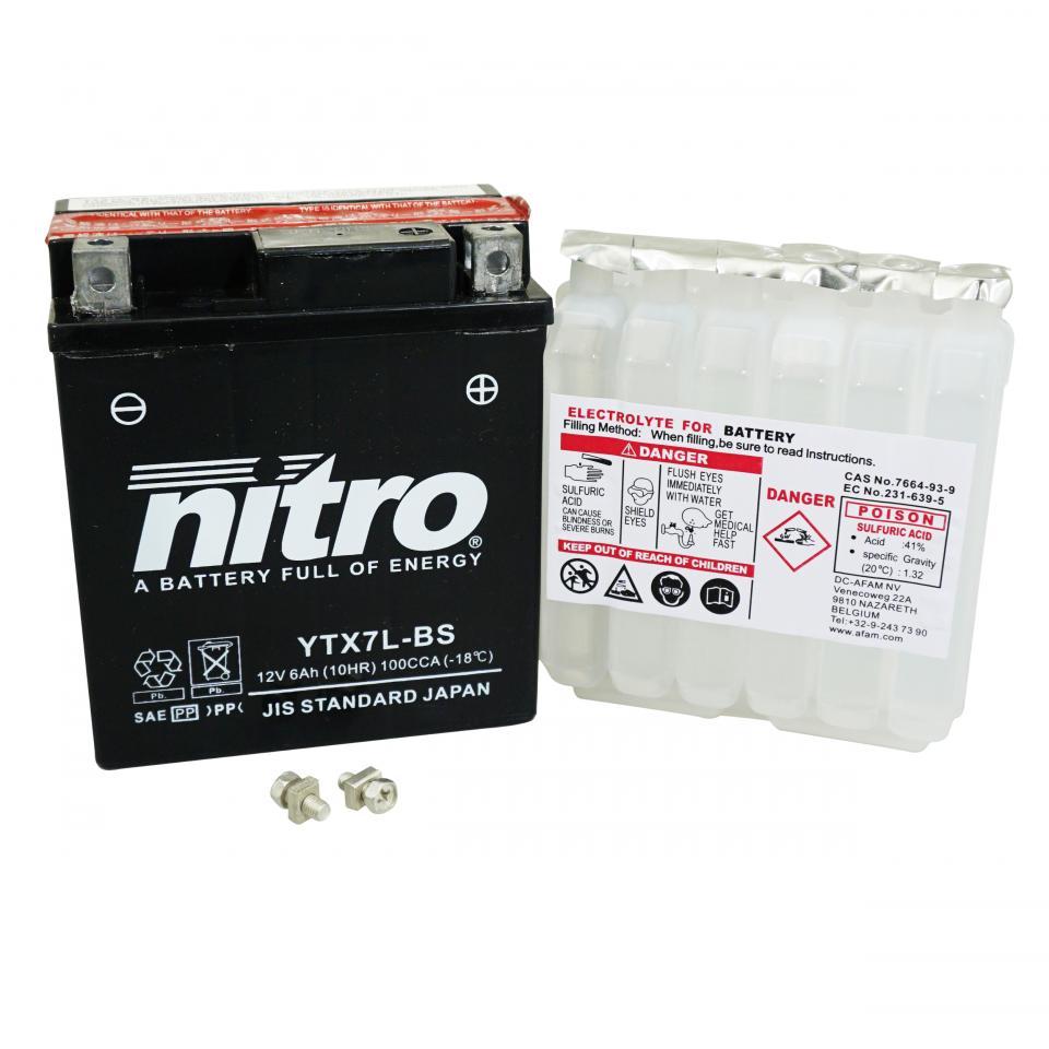 Batterie Nitro pour Moto Honda 125 CBF 2009 à 2013 Neuf