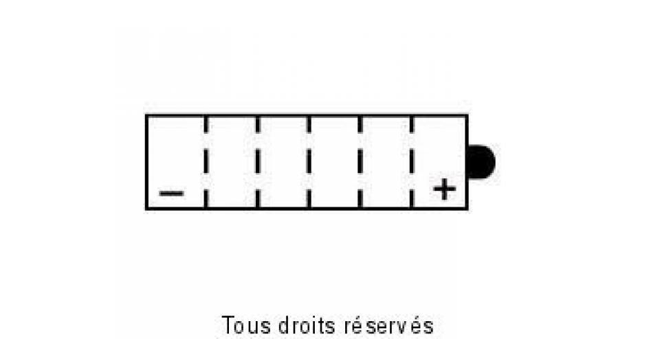 Batterie pour Yamaha Rd Dx