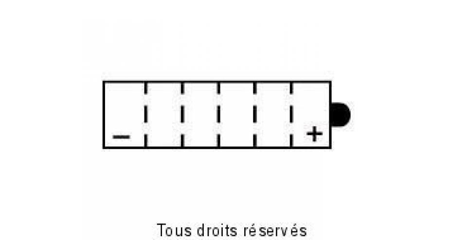 Batterie Yuasa pour Moto Yamaha 400 Rd Dx 1978 12N5.5A-3B / 12V 5.5Ah Neuf