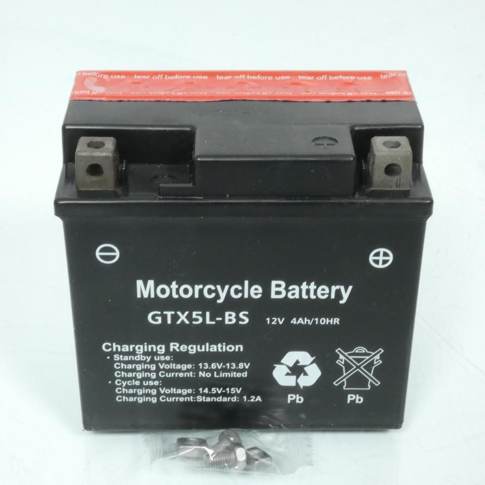 Batterie Motorcycle Battery pour Yamaha 50 YW ZUMA 2T YTX5L-BS 12V 4Ah Neuf