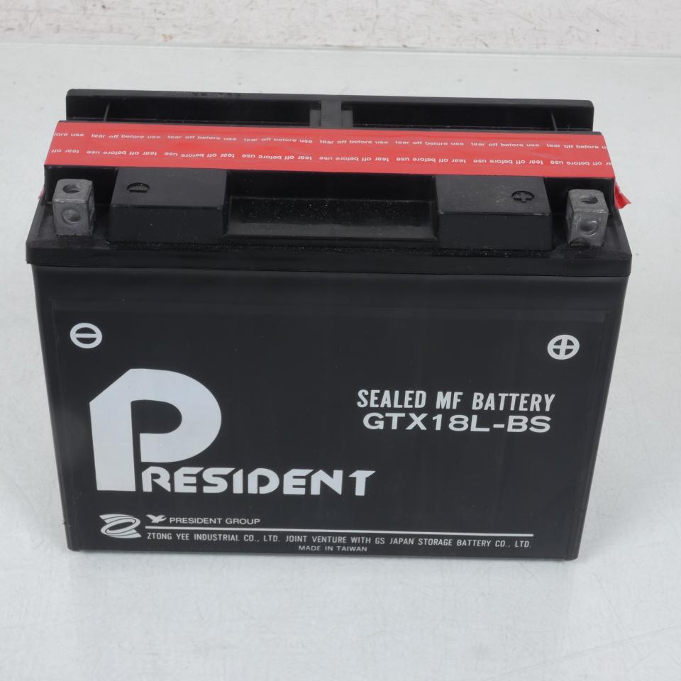 Batterie President pour moto GTX18L-BS 12V 18Ah Neuf