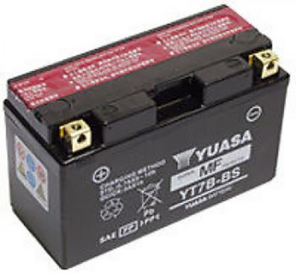 Batterie Yuasa pour Moto Sherco 125 City Corp 4T 2003 à 2005 YT7B-BS / 12V 6Ah Neuf